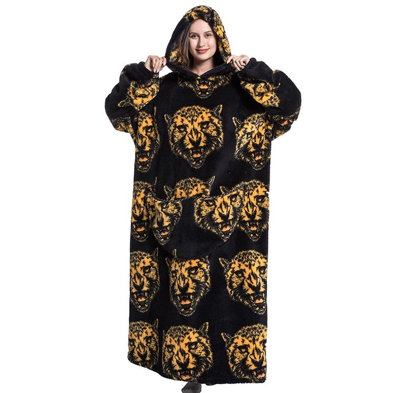 Hoodie Wearable Blanket Oversized Warm Pullover Lazy Sweatshirt Extra Long_voghion.com