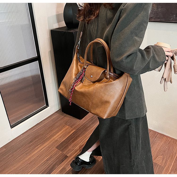 2025 New Ladies Large-capacity Handbag New Korean Version Of The Simple Fashion Crossbody Bag Fashionable Versatile_voghion.com