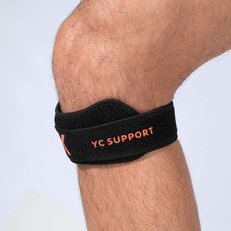 New Sports Strap Compression Patella Support Running Climbing Breathable Basketball Knee Pads Fitness In Stock_voghion.com