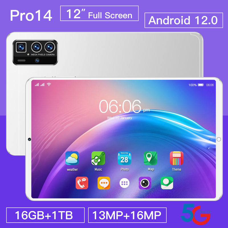 Neues Modell Pro14 Android Smart Tablet WiFi Bluetooth GPS_voghion.com