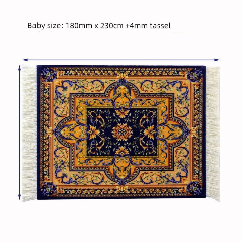 Unbeatable Quality Turkey Carpet Mouse Pad Placemat American Coffee Cup Non-Slip And Hot Heat Insulation Retro Art Mat_voghion.com