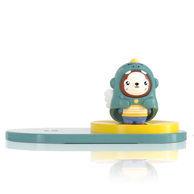 Three In One Night Light Pingguo Android 15W Fast Charging Multifunctional IP Doll Mobile Wireless Charger_voghion.com