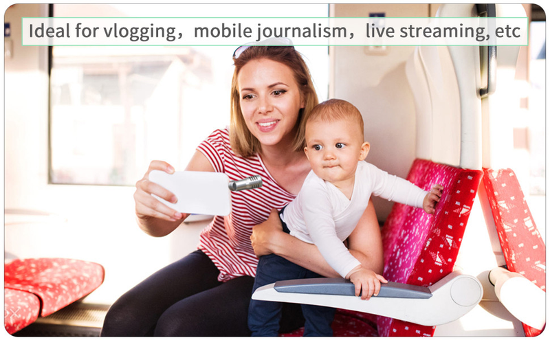 BOYA BY-P4 Condenser Wireless Microphone Plug and Play Mic For iphone Type-c Smartphone Camera Youtube Live Streaming_voghion.com