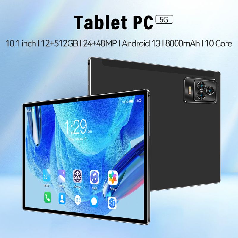 Tablet 10.1-inch K60 Bluetooth Gaming Learning Card Dual Standby_voghion.com