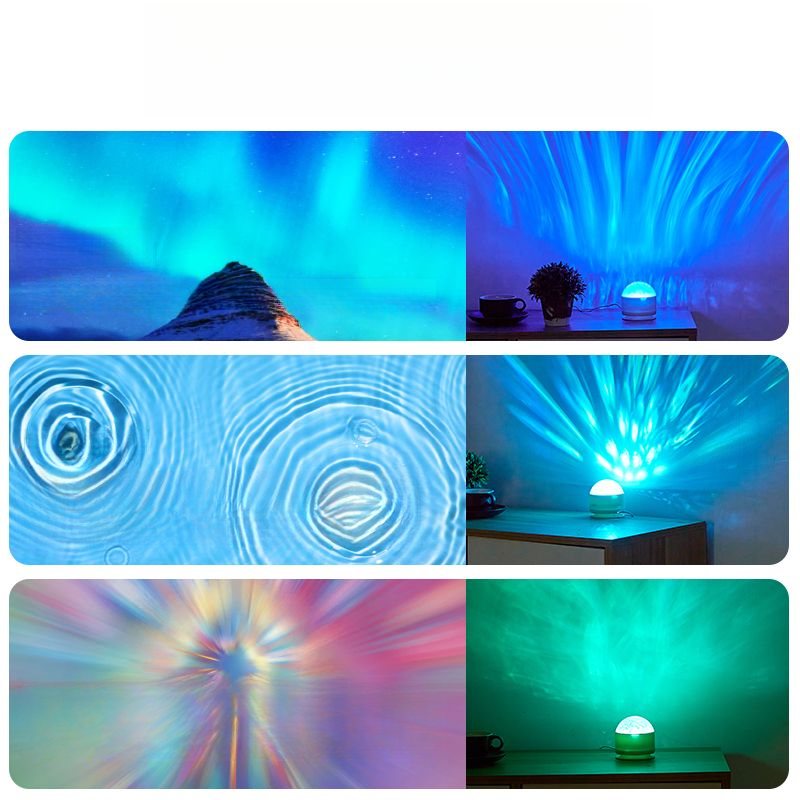 Trendy Starry Sky Northern Lights Creative Mood Bedroom - Remote Control LED Atmosphere Light_voghion.com