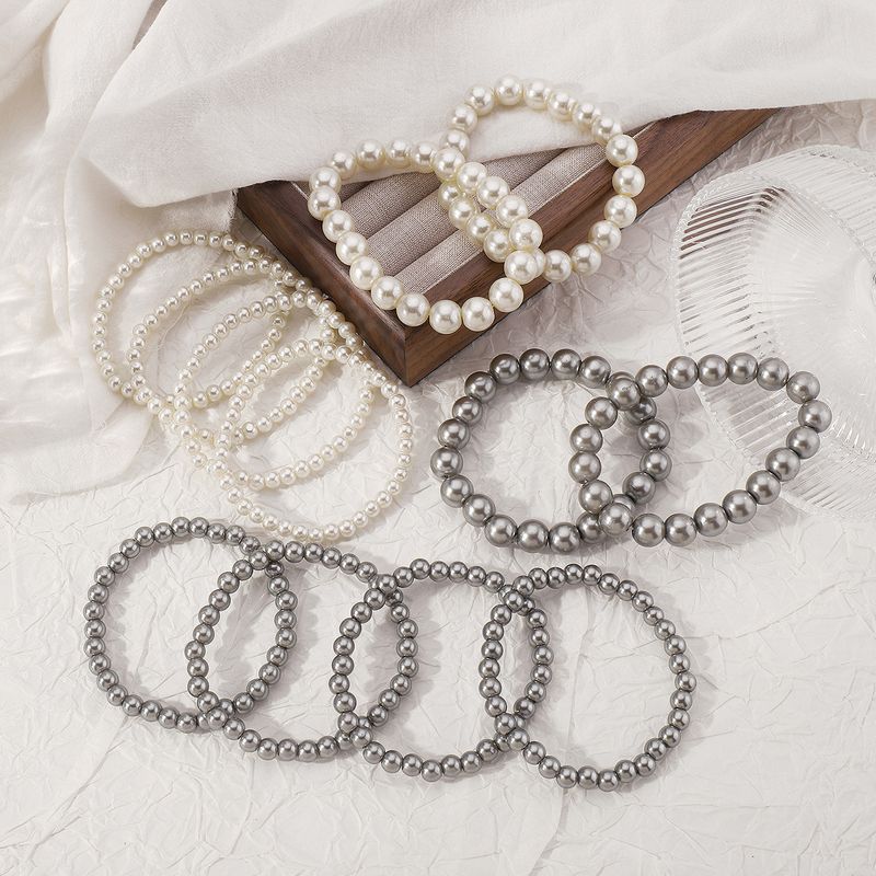 Moud Einfach High-End Bijouen Fréijoer a Summer Perlen Handgemaachte Perlenarmband Set_voghion.com
