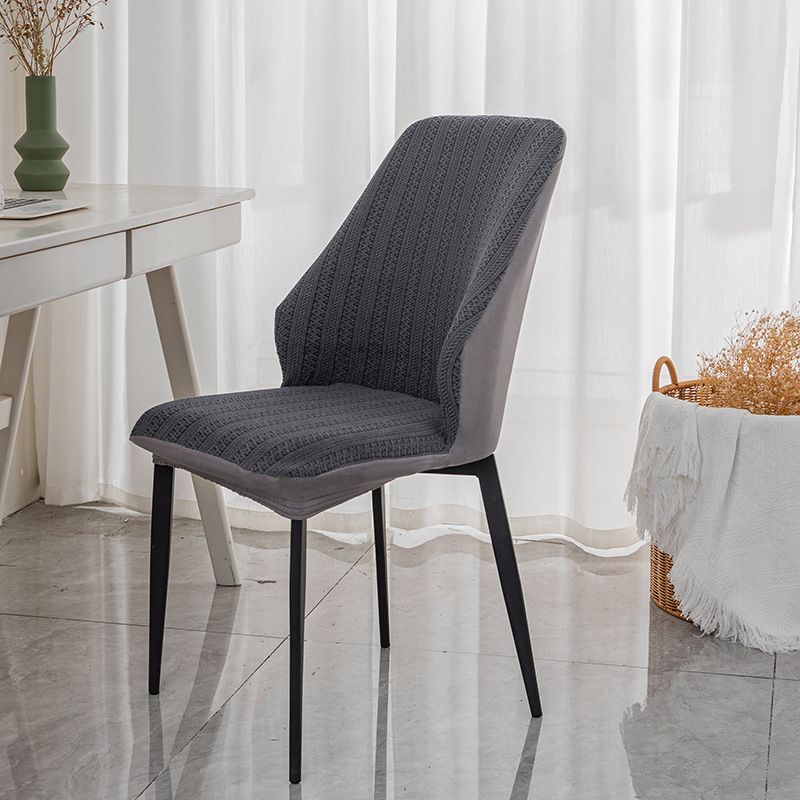 Coprisedia moderno in poliestere elasticizzato – Misura universale per sedie dalla forma unica (antiscivolo, resistente, antipolvere, decorativo)_voghion.com