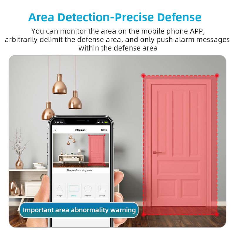 2PCS 2K WiFi Camera Tuya Smart Life Wireless Baby Indoor Surveillance IP Cam Home Pet Monitor Night Vision Two-Way Audio_voghion.com