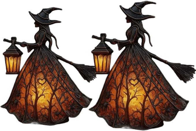 Nuova lampada da tavolo da scrivania con decorazione di Halloween e strega_voghion.com