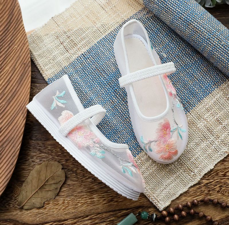 Kinder Sommer Hanfu Mesh bestickt antike Kostüm, chinesischen Stil, und Mittelschule Kinderschuhe, Sandalen_voghion.com