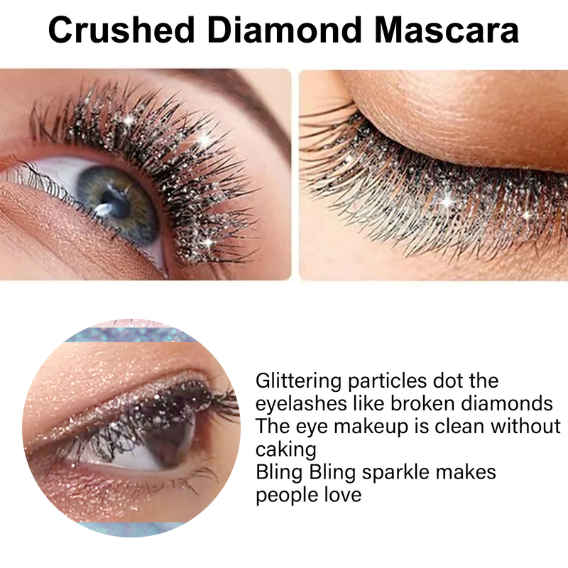 EELHOE Diamond Setting Base Sneldrogende filmvormende glitter traanoog Vlekvrij oog zwart_voghion.com