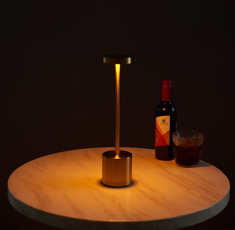 Rechargeable Table Lamp LED Touch Sensor Desktop Night Light Wireless Reading Lamp For Restaurant Hotel Bar Bedroom Decor Light_voghion.com