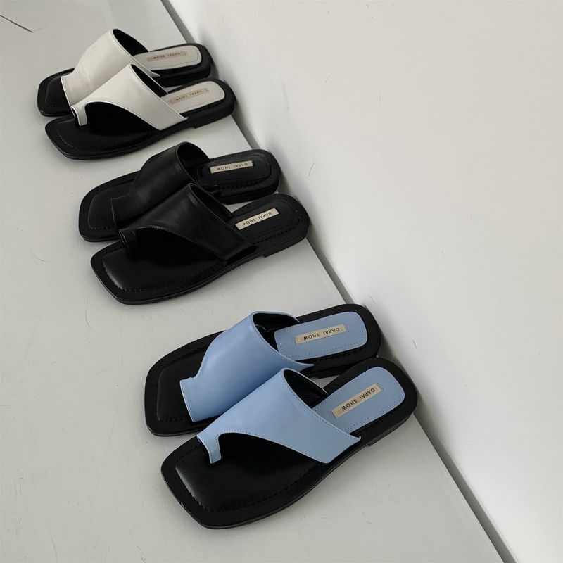 Crowdsourced design, damskor med fyrkantiga tåflip flops, nya mångsidiga strandskor för sommaren för utomhusbruk 2023_voghion.com