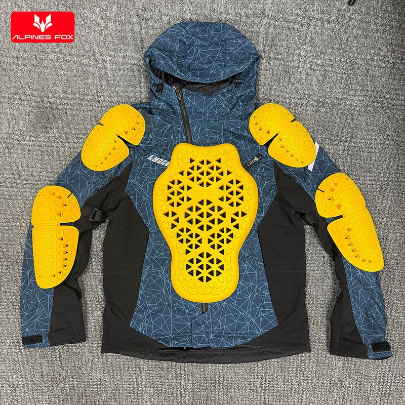 Costum pentru motocicletă detașabil de nivel CE2 cu rebound lent, cu impact încorporat în spate, umăr, cot P și genunchi_voghion.com