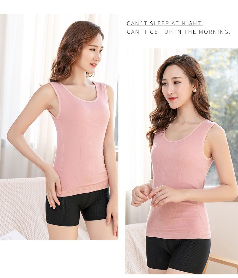 Maglia modellante in pile spesso con gilet caldo_voghion.com