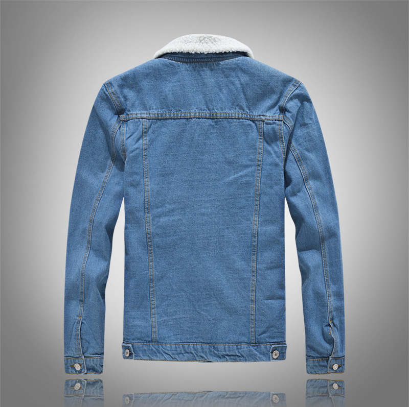 Giacca in denim da uomo, stile coreano, giacca slim di grandi dimensioni più top in pile_voghion.com