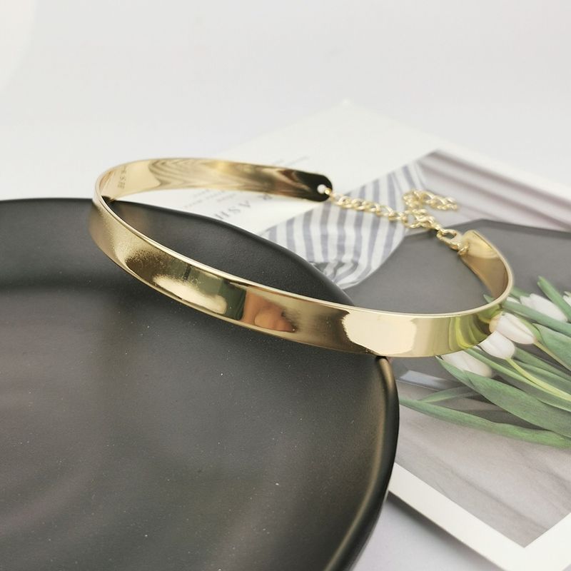 KDLUN Collana girocollo con coppia di ciondoli in metallo da 10 mm, semplice collana con polsino, moda vintage, gioielli minimal, regalo per feste_voghion.com