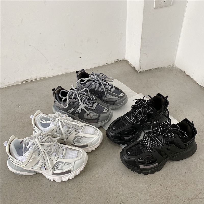 Ületamatult kvaliteetsed isa meeste Instagrami superkuumad Harajuku spordijalatsid Korea väljaandest, vabaaja ja mitmekülgsed jooksujalatsid paaridele._voghion.com