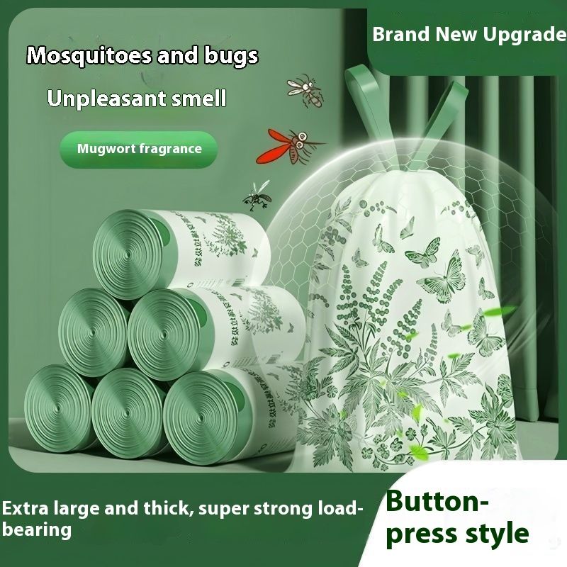 Brabantia Printed Drawstring Bin Bags - Extra Thick 30L Kitchen & Bathroom Trash Liners
_voghion.com