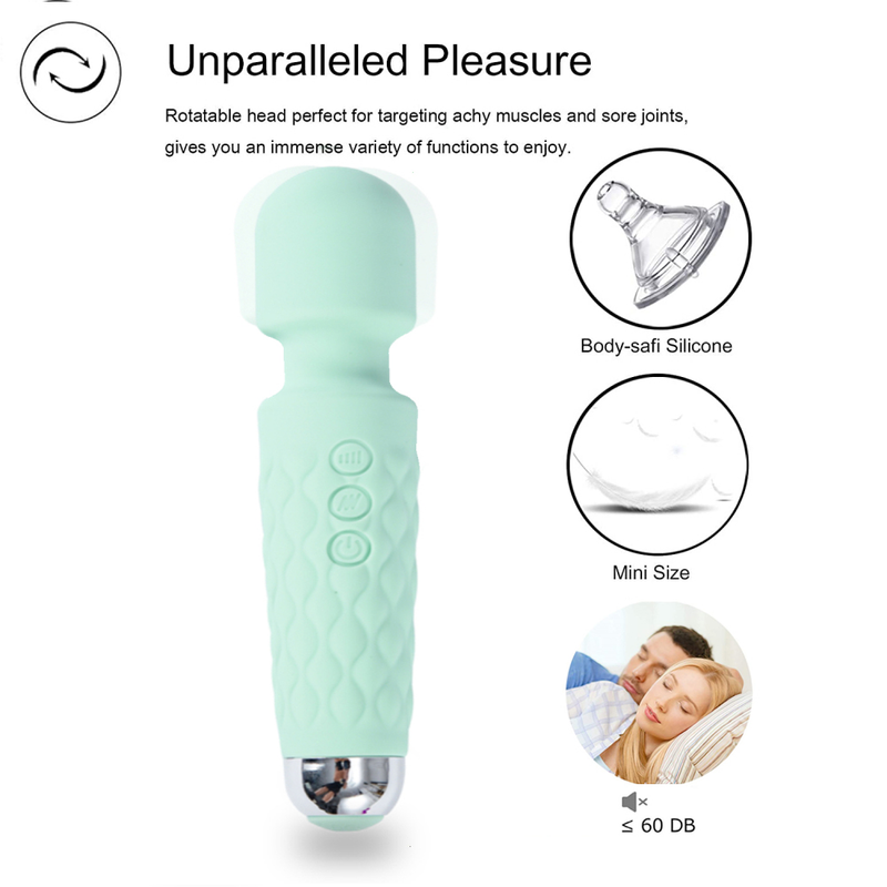20 üzemmódú, erős rezgésű, továbbfejlesztett mini vibrátor, USB töltésű, kézi testmasszírozó, csikló-, G-pontvibrátorok, szexuális játékszerek 2024_voghion.com