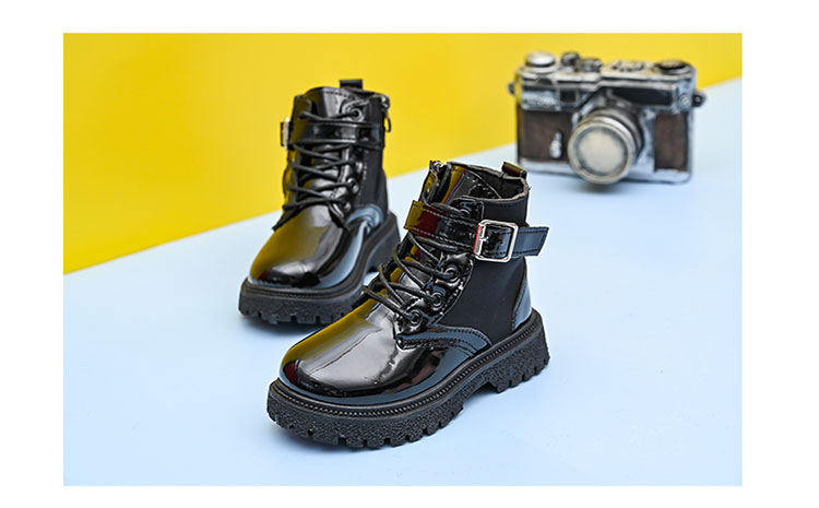 Jongens lente en herfst baby enkele laars nieuwe hoge korte laarzen kinder Martin laarzen meisjes Koreaanse mode casual_voghion.com