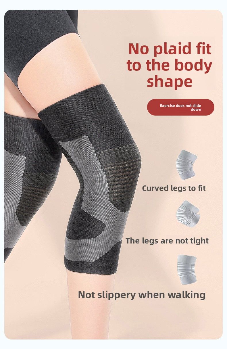 Graphene Warm Autumn Winter Air-conditioned Room Cold-proof Anti-slip Japanese Windproof Self-heating Knee Pads Old Cold_voghion.com
