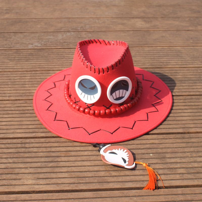 Re dei pirati Pugno di fuoco Asso Stesso cowboy occidentale Puntelli per spettacoli teatrali Ombrellone per il tempo libero Cappello da spiaggia Maschio_voghion.com