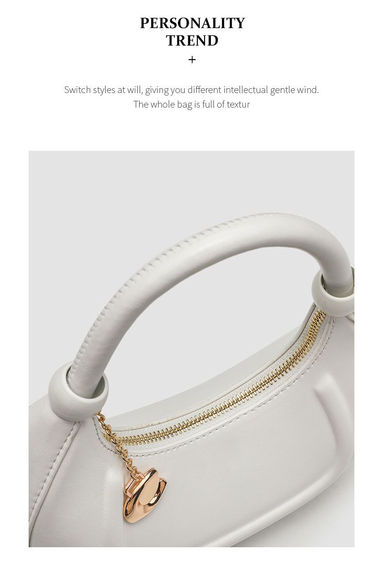 CHARHP&KEJNT Hailey Diary Crescent Women's Small Handbag Single Shoulder Crossbody Bag_voghion.com