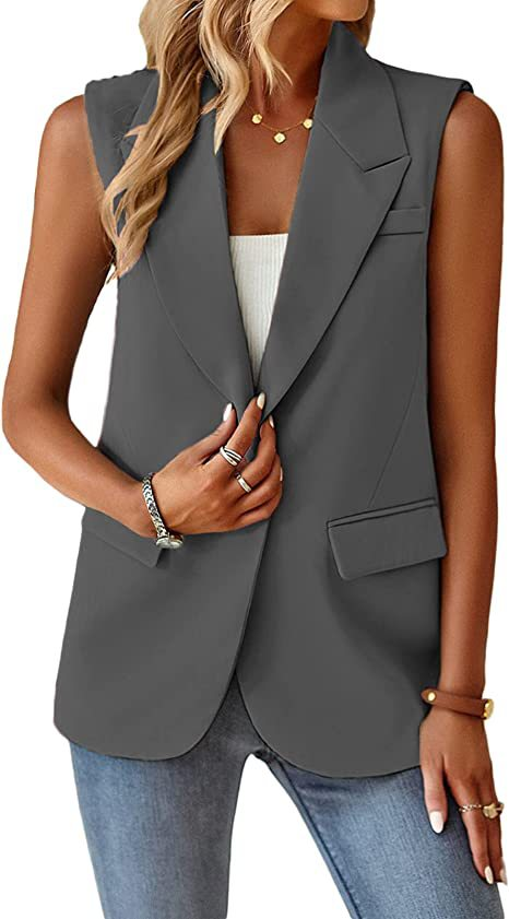Damenbekleidung Mode Temperament Casual Weste Anzug Damenbekleidung_voghion.com