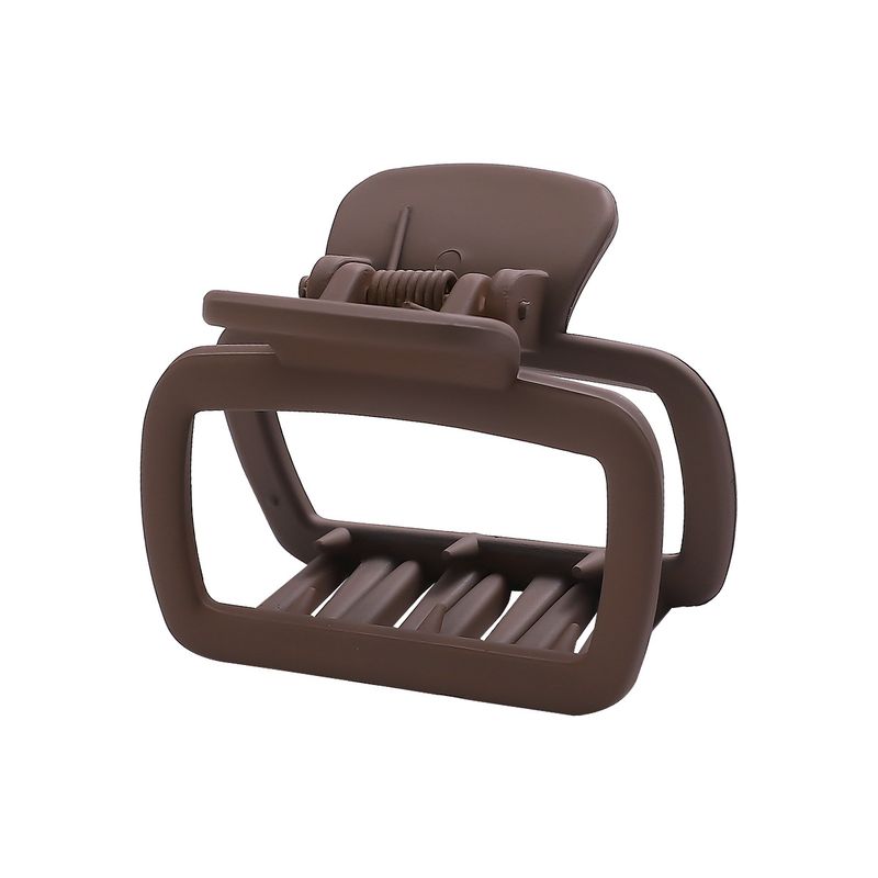 Sevimli Minimalist Küçük İçi Boş Kare Pençe Tokası - İnce Saçlar İçin Kore Tarzı Yüksek At Kuyruğu Tokası - Başın Arkası Topuz Aksesuarı_voghion.com