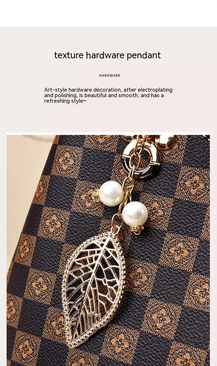 Magnifica borsa per la mamma Borsa da donna semplice di grande capacità Borsa a tracolla monospalla popolare Borsa di marca versatile di tendenza 2024_voghion.com