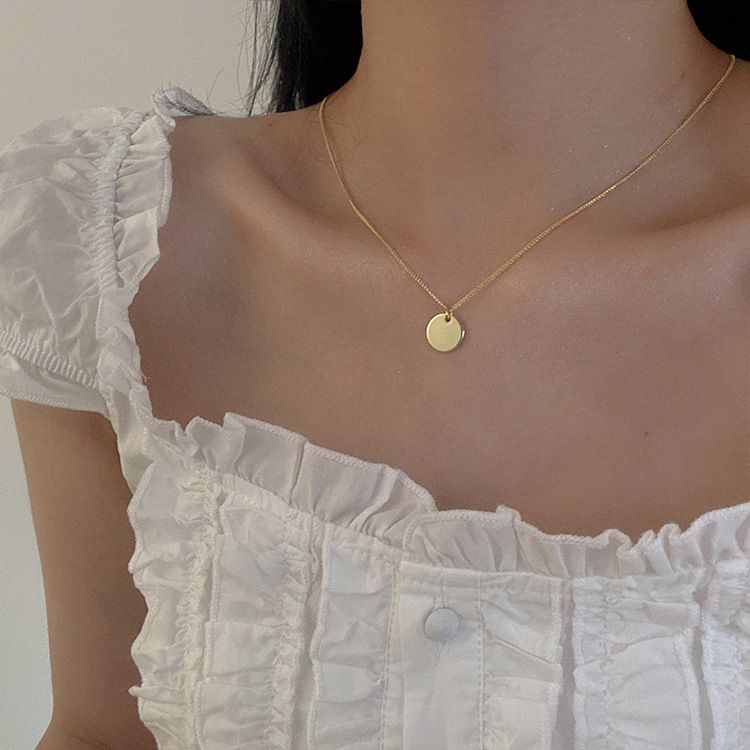 Collana con perle d'acqua dolce da donna, stile retrò francese, semplice, versatile, elegante, alla moda, con catena per clavicola_voghion.com