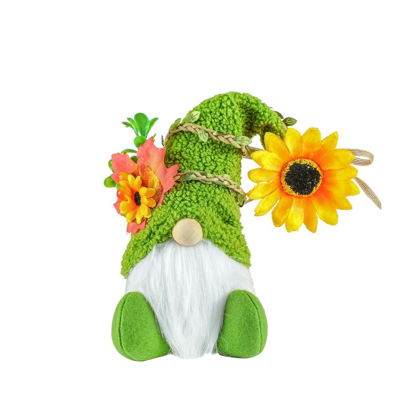 Peluche décorative unique pour le festival des tournesols, à présenter sur un bureau._voghion.com
