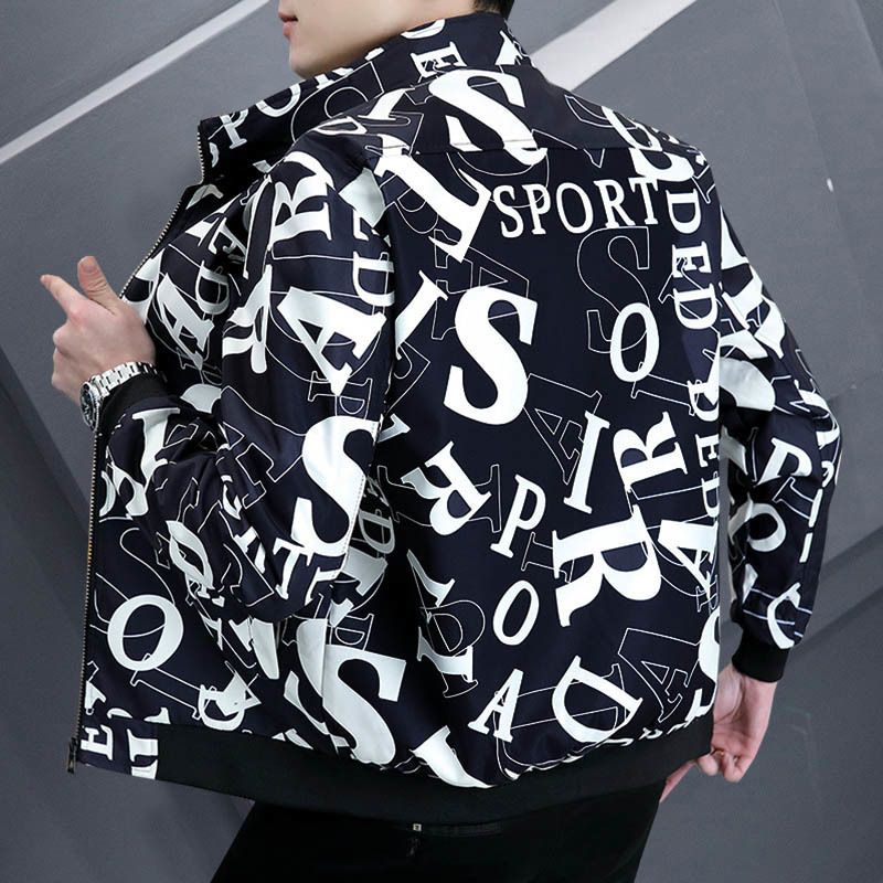 Veste à col montant fine pour homme, adaptée à toutes les saisons, nouvelle collection printemps 2025, manteau d'automne pour homme mature et stable_voghion.com