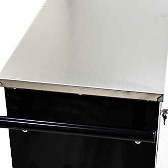 Movable Lockable Double Door Partition With Lock Multi-functional Hardware Storage Tool Car Auto Repair Locker--BLAK&BLUE_voghion.com