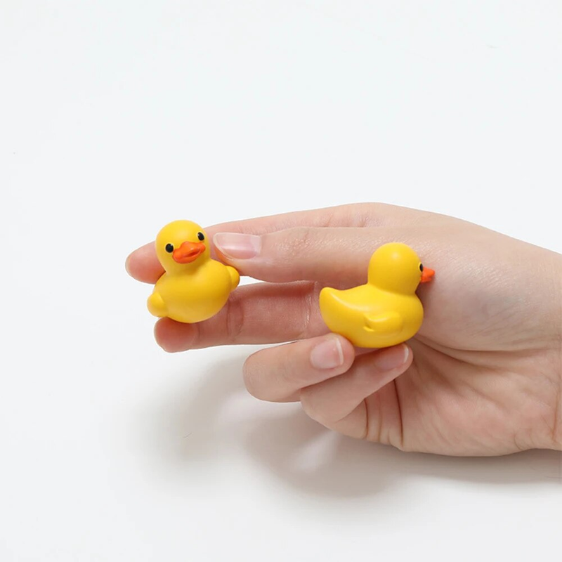 3D Three-Dimensional Creative Cute Duck Refrigerator Stickers Animal Magnetic Kitchen Home Decoration Memo Message Resin_voghion.com