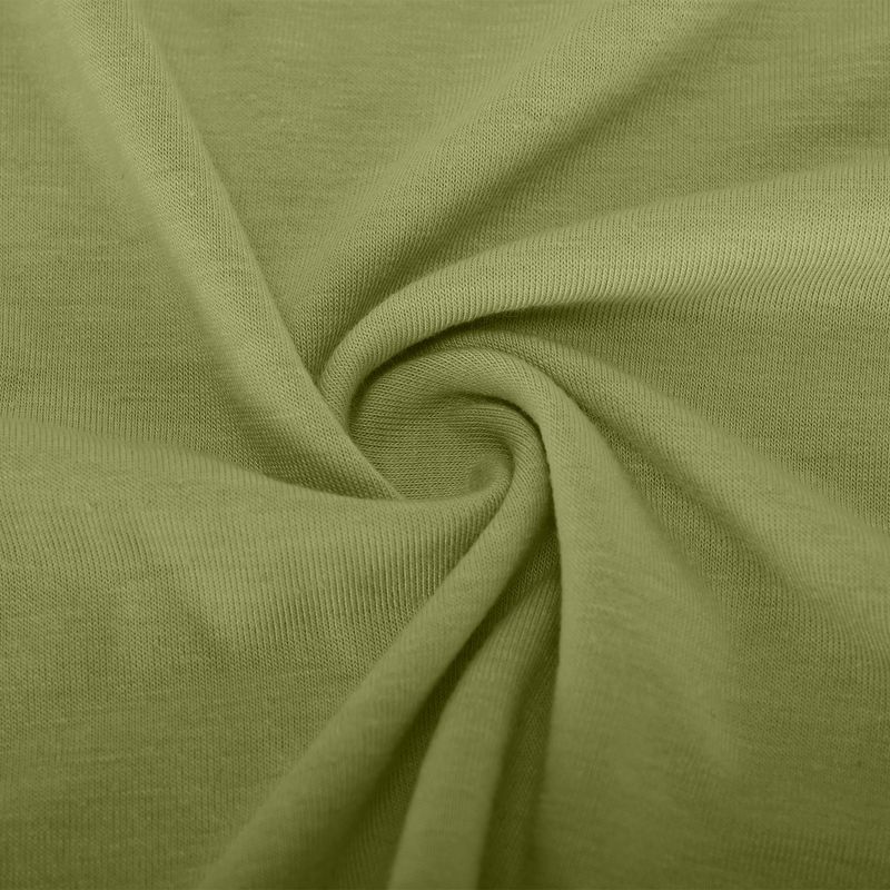 Abito a pieghe con scollo rotondo e righe, nuovo e ampio, 2025, tinta unita, per donna_voghion.com