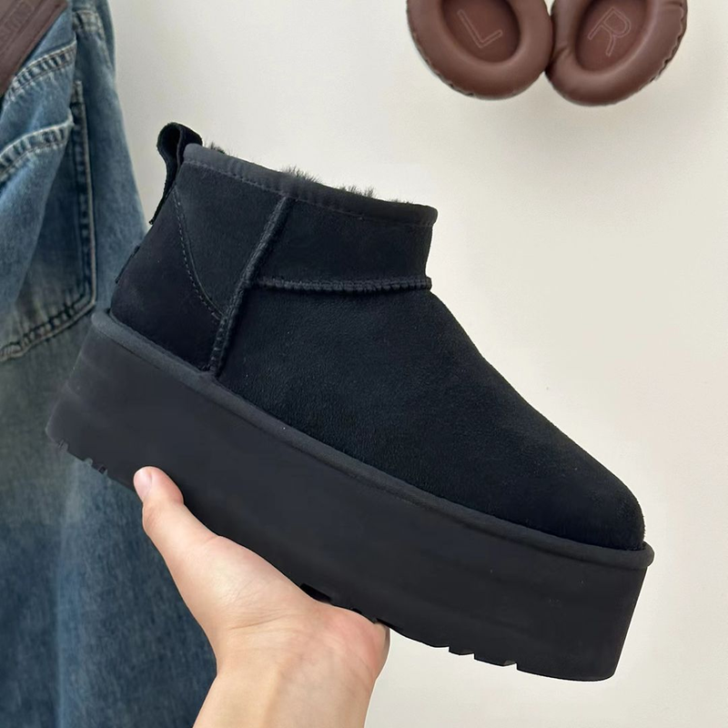 2023 New Snow Zhou Dongyu Mini stivali corti rialzati con suola spessa scarpe da donna_voghion.com