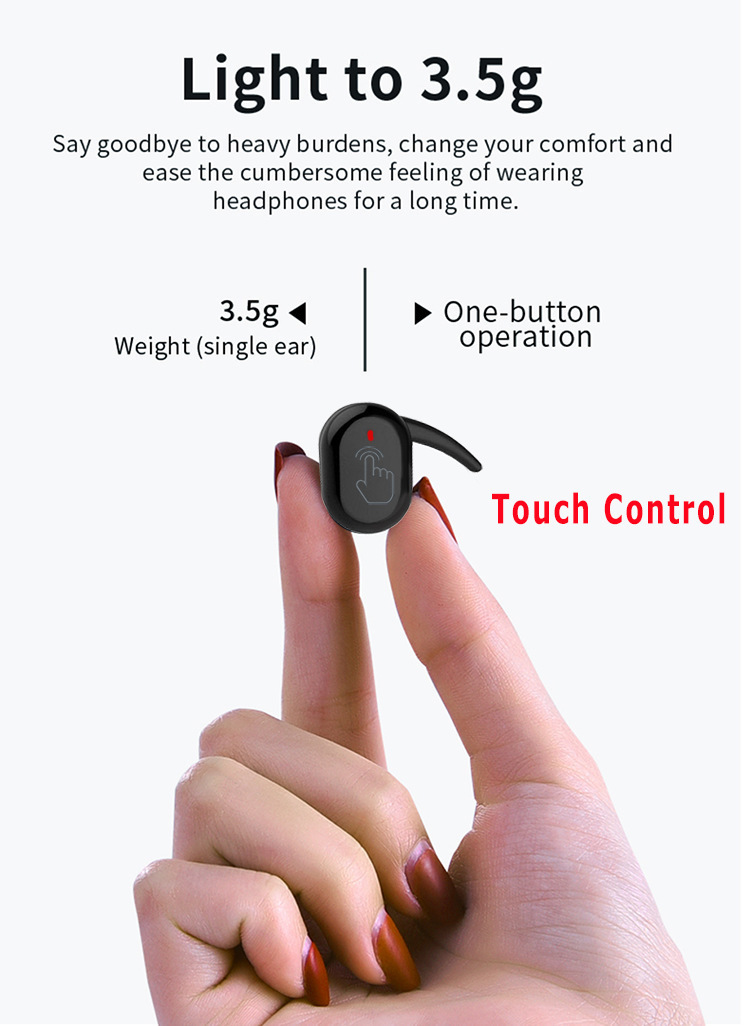 Drahtlose Bluetooth 5.0 TWS-Geräte, Anti-Bruch-Kopfhörer, Lautsprecher, mit Mikrofon, für iPhone, Samsung, Huawei_voghion.com