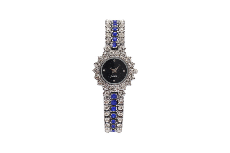 Women's Watch With Colorful Bracelet, Fashionable Diamond-Studded Quartz_voghion.com