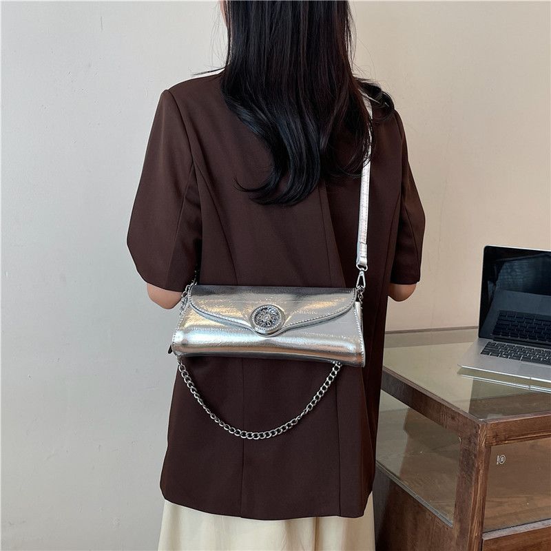 Shoulder 2024 new style armpit stylish casual fashion trend simple small square niche women's bag_voghion.com