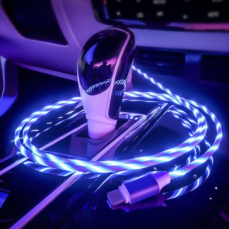 Streaming Data Single Head Suitable For Android Type-C Nightclub Windmill Mobile Phone 1m Fast Charging Cable_voghion.com