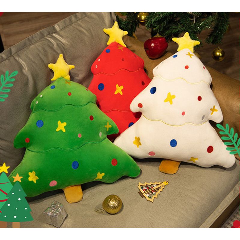 Pillow Home Sofa Seat Lumbar Support Christmas Tree Cushion Decoration_voghion.com