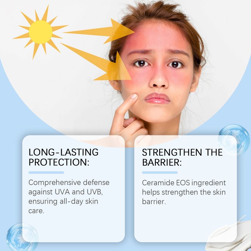 Hoygi Ceramide Protective Cream, Refreshing And Moisturizing In Summer, Protects Skin, Restores Uv Isolation And Prevents Sweat_voghion.com