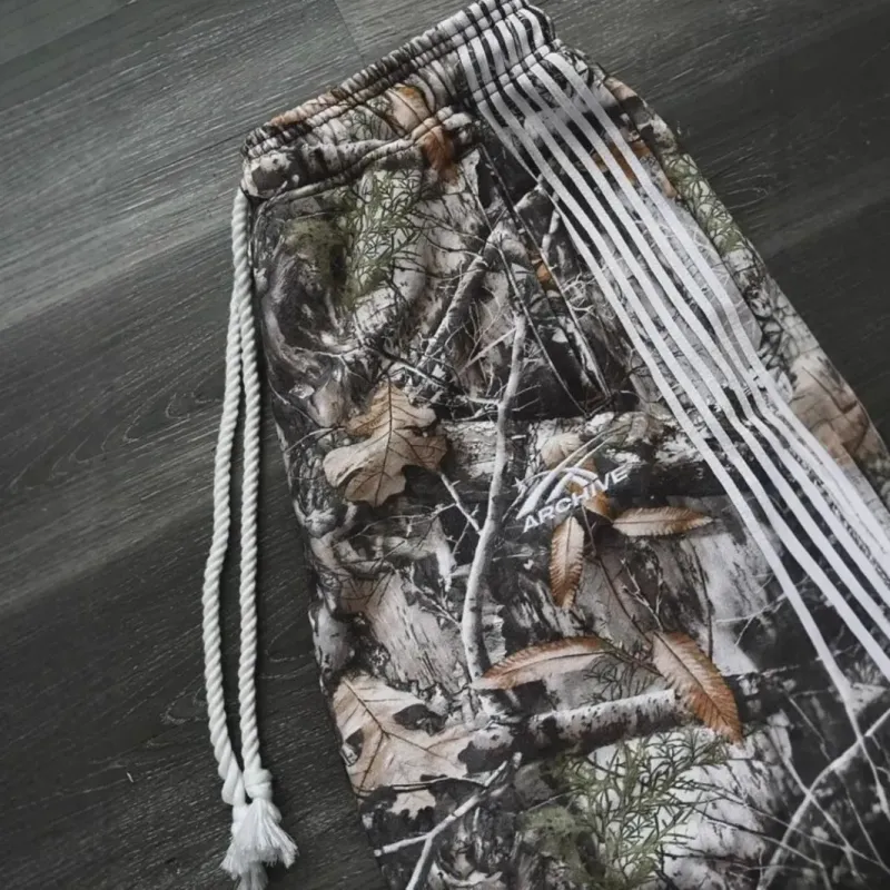 Pantaloni da uomo Streetwear Pantaloni sportivi americani Y2K Uomo Donna Haruku Hip Hop Motivo a righe Pantaloni da jogging larghi casual_voghion.com