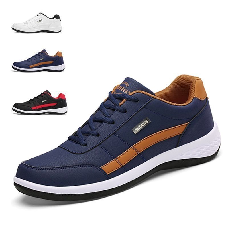 Waterproof casual sports shoes board shoes young men soft-soled non-slip work shoes_voghion.com