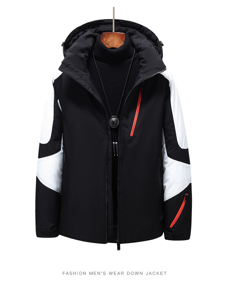 Big Brand White Goose Coat Coat Jacket Men's Winter Removable Hat Thickened Jacket Outdoor Ski Wear Trendy Jacket_voghion.com