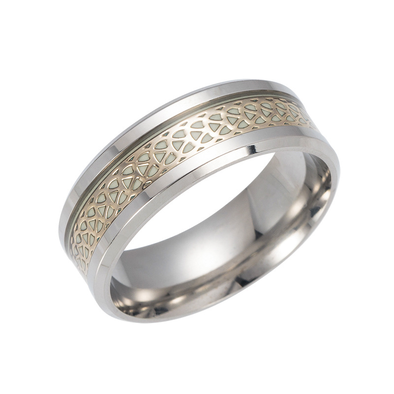Glow-in-the-dark rings for men and women glow with luminous ornaments_voghion.com
