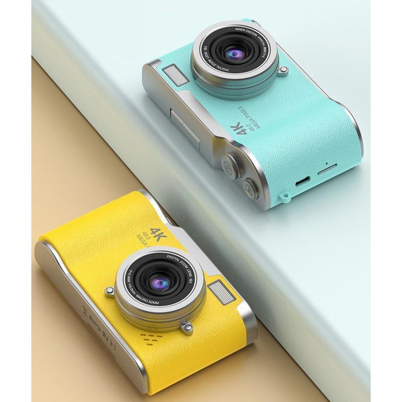 9600 HD Pixel Flip Digital Campus CCD Travel Selfie Card Camera Student Edition_voghion.com