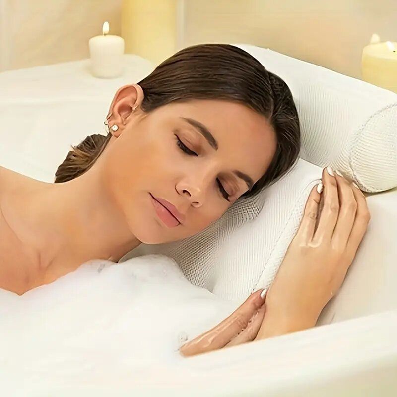 1spabathtubpillowwithantislipsuctioncupsforneckandbacksupport,bathtub/bathroomaccessory_voghion.com